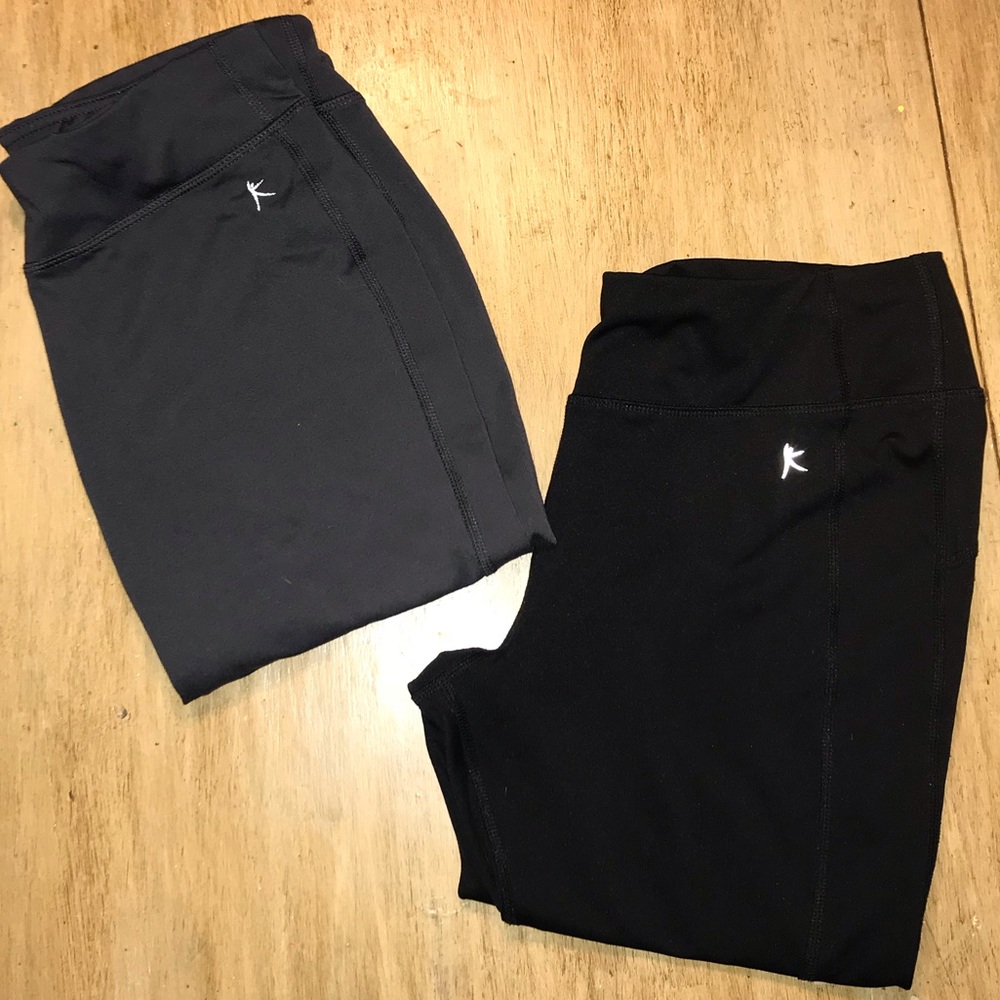 Danskin Fitted and Danskin Now Capri Leggings sz M